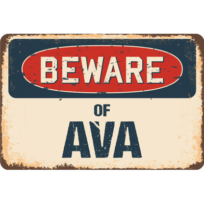 Panneau Bisa Beware of Ava