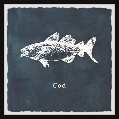 Wadebridge Herring And Salmon B by Marmont Hill - Single Picture Frame Print