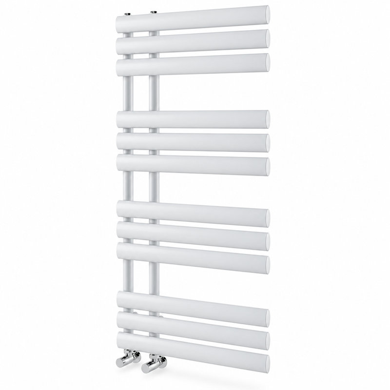Flat Panel Towel Rail Heated Towel Rails, 175cm H x 50cm W x 56cm D, White