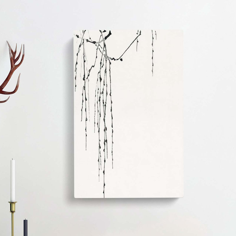 Drooping Tree Branches by Watanabe Seitei - Wrapped Canvas Painting, 91cm H x 60cm W x 3cm D
