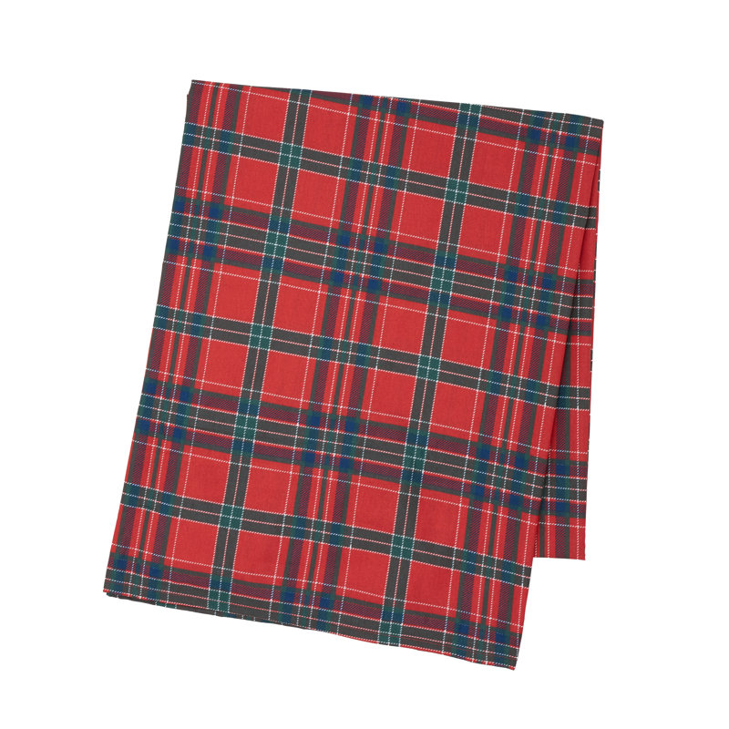 Christmas Tartan Check Cotton Table Cloth, 137x178cm