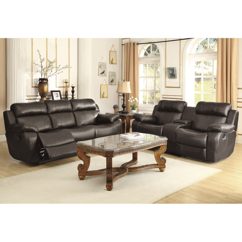 Canapé inclinable double 1 pièce Suzy Modern