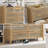 Rattan-Inspired 6 Drawer Dresser for Bedroom, 47.2″ W Modern Wide Chest of Drawers, Wood Storage Organizer for Clothes, Entryway, Hallway, Nursery or Living Room, Oak-782188620