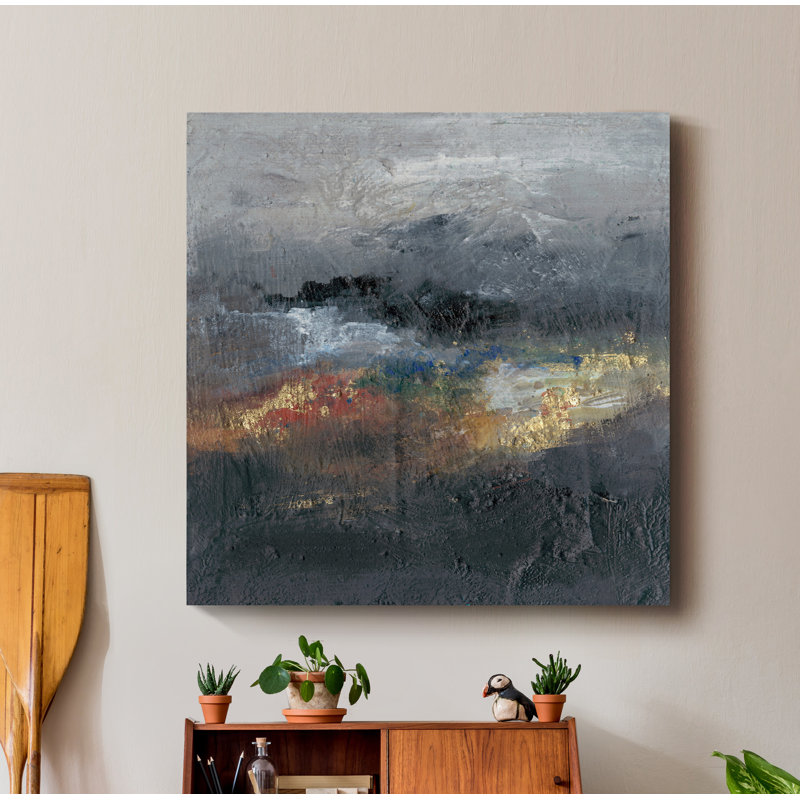 «Mountains in the Mist III», reproduction sur toile tendue, H 24 po x l 24 po x P 1 po