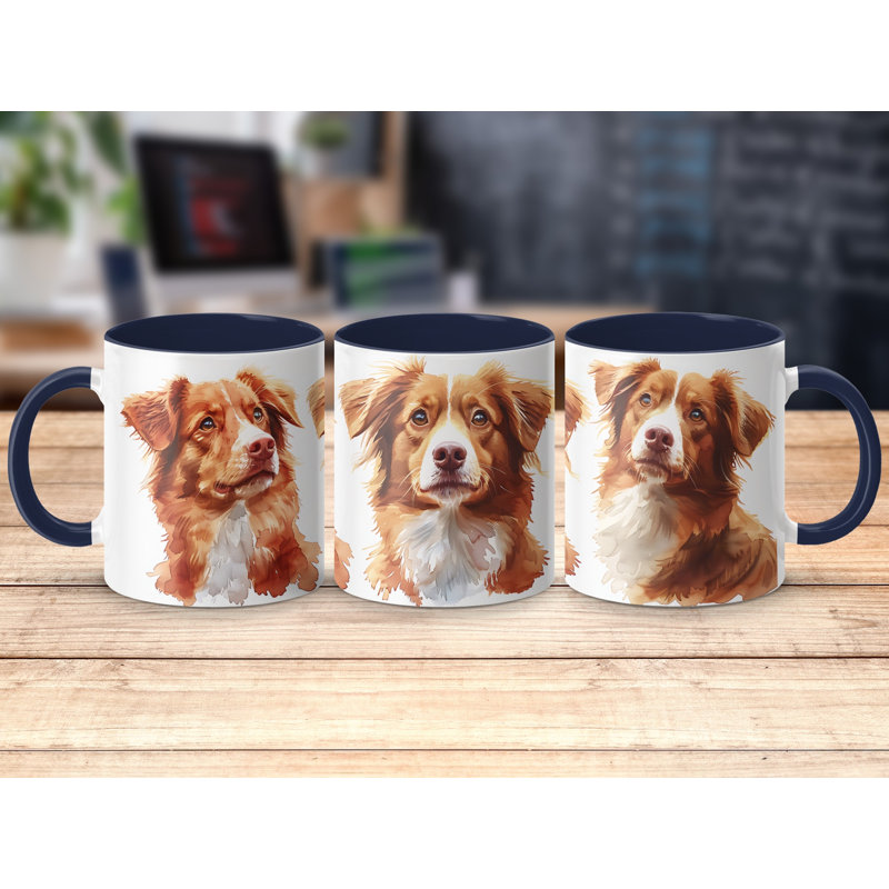 Ceramic Coffee Mug, Navy