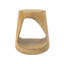 Table d'appoint creuse, texture semblable au bois, couleur naturelle-659159783
