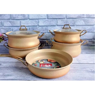 9 - Piece Non-Stick Aluminum Cookware Set