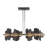 Ardesia 1 - Light Kitchen Island Linear LED Pendant with Slate Accents-114765149