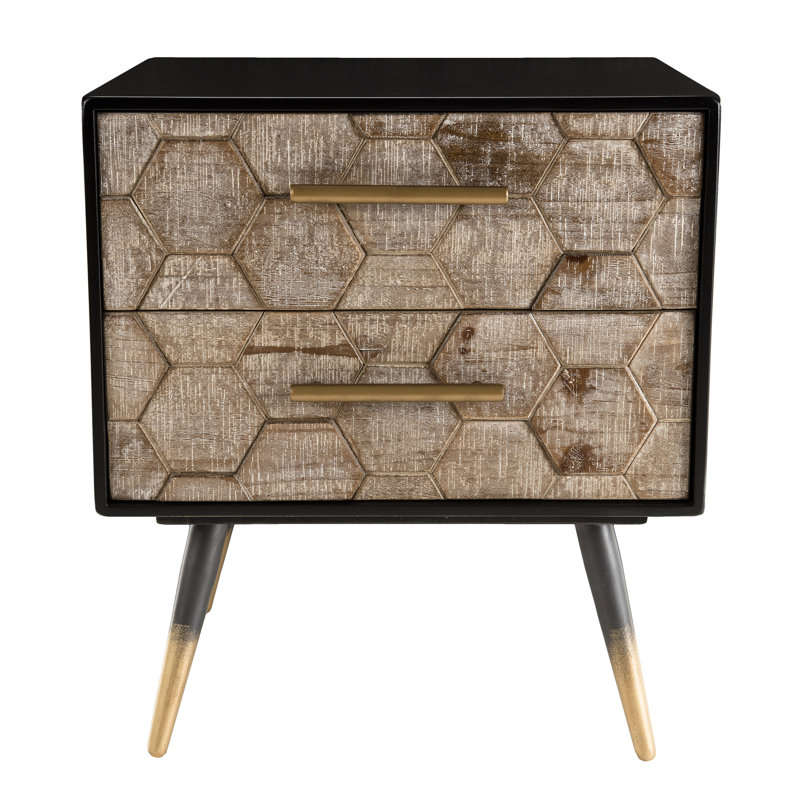 Wickersham 44cm W Bedside Table