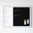 Thomas Martha Stewart Magnetic Weekly Calendar Dry Erase Board and Chalk Board with Liquid Chalk Marker-89798332