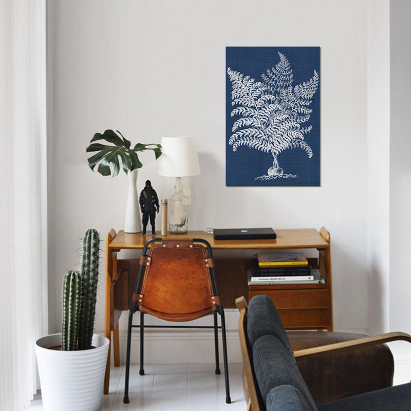 «Foliage Chintz VI» par Vision Studio - Estampe numérique sur châssis, H 18 po x l 12 po x P 1,5 po, Toile tendue
