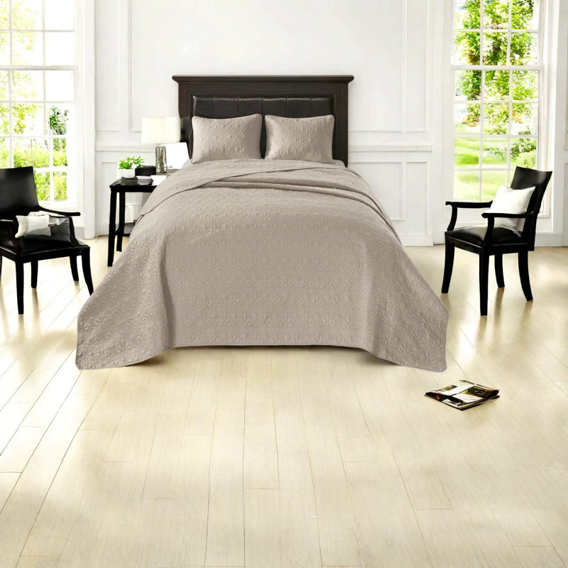 Ensembles de literie en coton durable, confort réversible kaki pour la maison