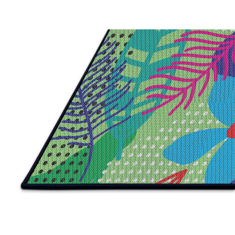 Tapis rouge/vert/bleu, Rectangle 5 pi x 7 pi