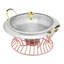 Réchaud 13 po rond en acier inoxydable-172127992