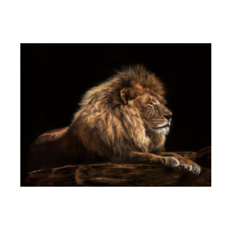 Art sur toile «David Gribouillage» par David, H 14 po x l 19 po