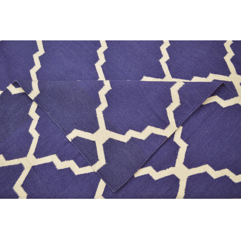 Jasmina Geometric Wool Hand Woven Area Rug, Rectangle 160 x 230cm