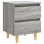 Miner 40cm W Manufactured Wood Bedside Table