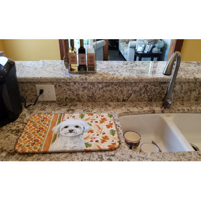 Tapis de séchage Bichon Frise Heirloom