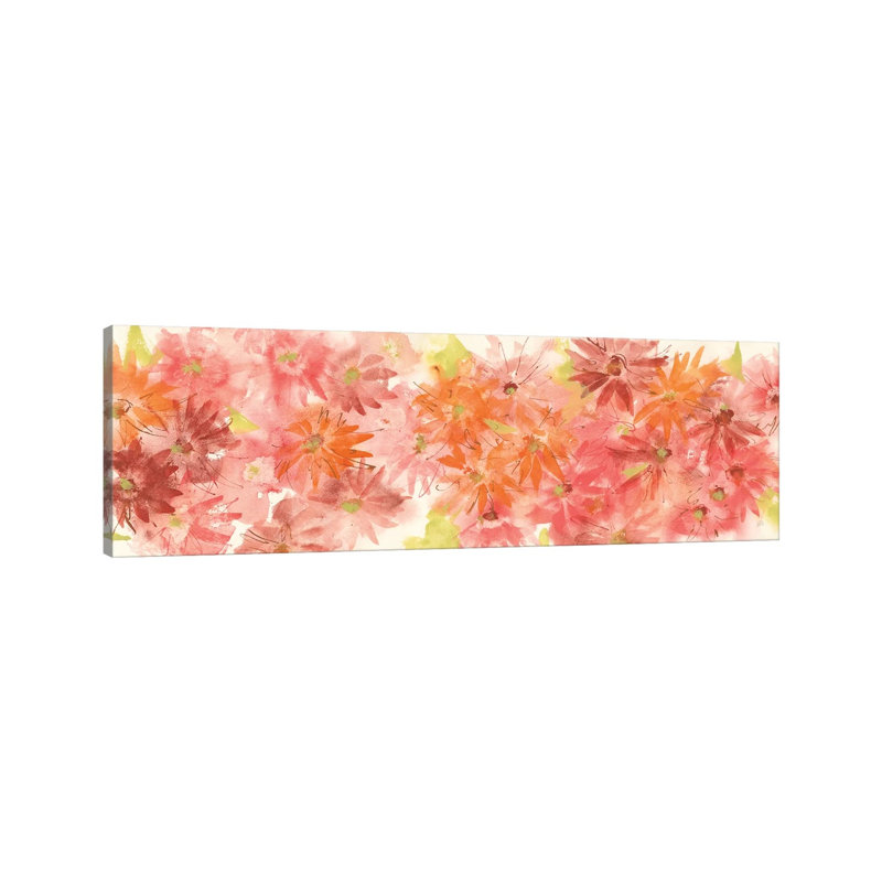 Flowers Afield I by Chris Paschke - Wrapped Canvas Panoramic Gallery-Wrapped Canvas Giclée