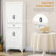 Grand garde-manger autoportant, armoire de rangement à 4 portes avec tiroir et tablettes réglables