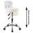 Backed Adjustable Height Ergonomic Lab Stool with Wheels-2041668314