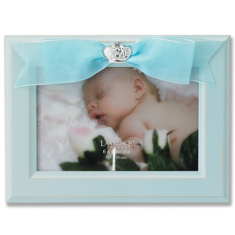 Cadre photo pour ruban baby, Bleu