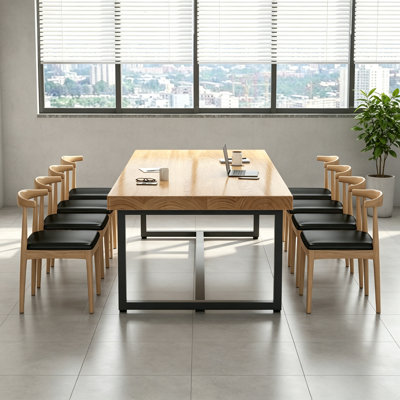 Solid Wood Pine Rectangular Conference Tables