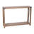 Tennley 2-Tier Console Table with Metal Side Braces and Corner Caps-1281544026