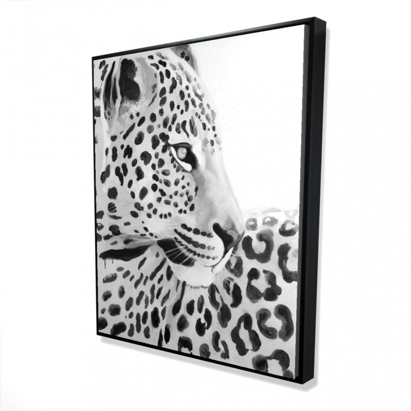 Beautiful Leopard Print On Canvas