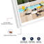 «Sandy Vigil Shadowbox Print Coastal Art Prints» par Notoriart, cadre blanc, 11 x 16-116872674-116872676