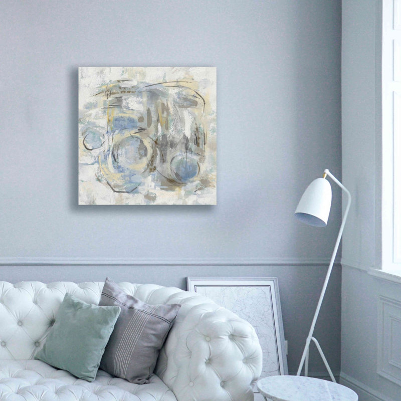 «Signature II» par Silvia Vassileva, art mural sur toile, H 37 po x l 37 po x P 1,5 po