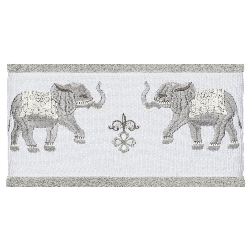 Quinn Turkish Cotton Midweight Bath Towel, Light Gray