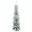 Vickerman 7.5' x 22" Snowy Flocked Alpine 429Tips-442399912