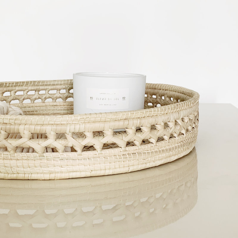 Cesta Handmade 100% Palm Fibers Tray
