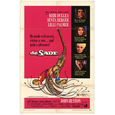 " De Sade Movie Poster "