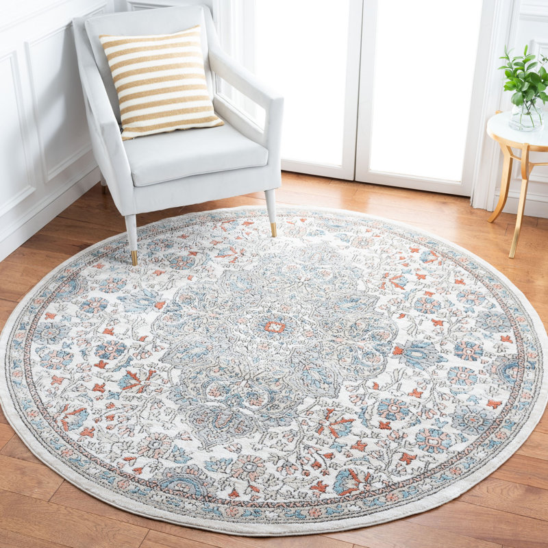 Smithtown 800 Performance Oriental Rug, Round 6'7"