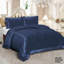 Polyester Floral Bedspread with Pillow Shams-121686358-121686368
