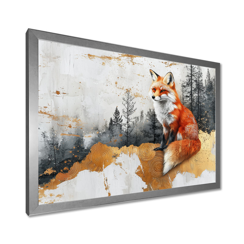 Gereon - Animals Canvas Art Print, H 34 po x l 44 po, Reproduction encadrée d'une seule photo, Argent argent