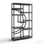 Geometric Design Display Shelf,Spacious Bookcase,Freestanding Bookshelf-443054110