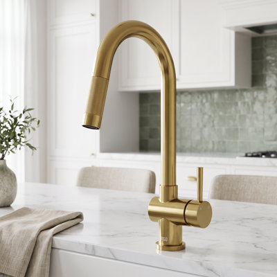 Gramercy 17" H 1-handle Pull-Down Kitchen Faucet