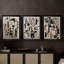 ABSTRACT Series DXI  -Custom Framed  Wrapped Gallery Canvas - 3 Pieces-2122583802