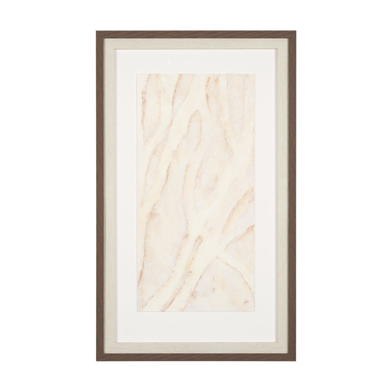 «Dune I», œuvre d'art originale sous verre faite à la main, Dune I