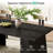 63" Rectangular Dining Table with Double Hidden Storage Space