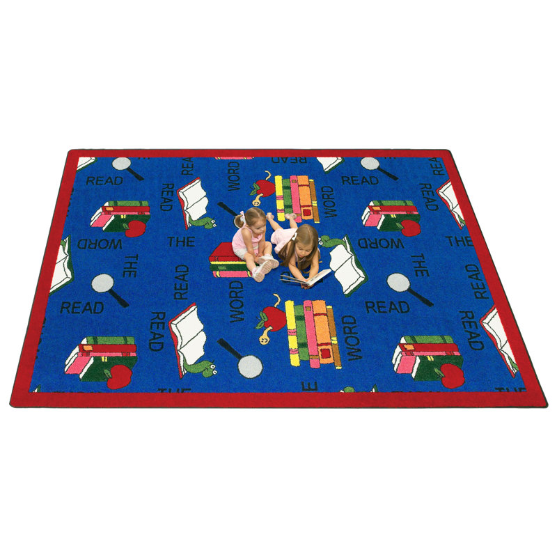 Faith Based Read The Word Area Rug, Rectangle 7'8" x 10'9"
