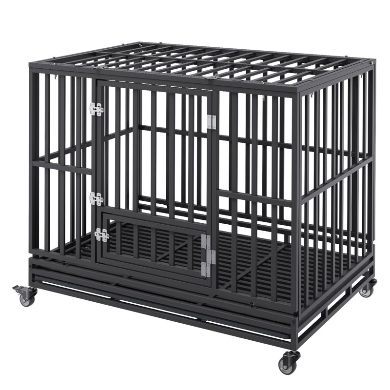 Digno Metal Pet Crate, 99.1cm H x 119.1cm W x 81cm D