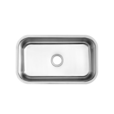 Undermount Single Bowl Stainless Steel Kitchen Sink