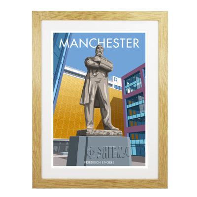 Manchester Engels 1 Piece Wall Art