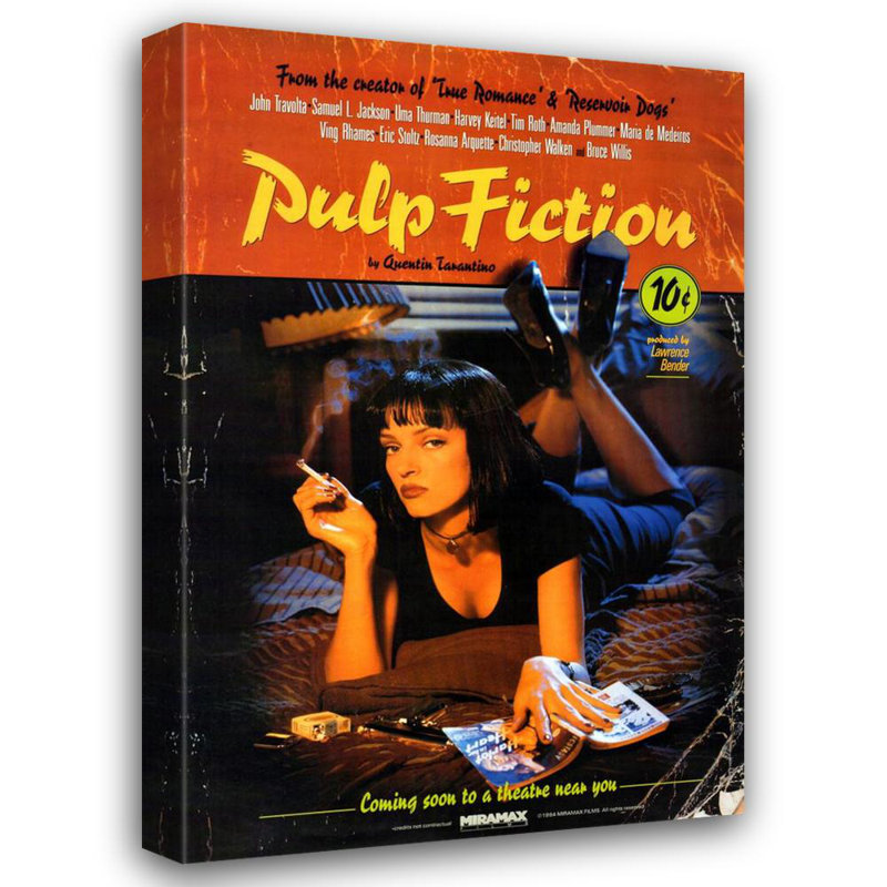 Pulp Fiction - Uma, 18" H x 12" W