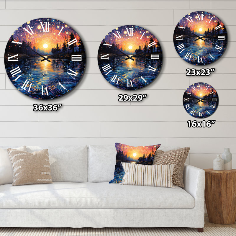 Horloge murale Vangogh, Petit