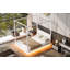 Wooden LED Canopy Platform Bed With Support Slats, No Box Spring Needed-1294917877
